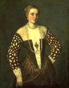 Paolo Veronese Portrait de femme painting